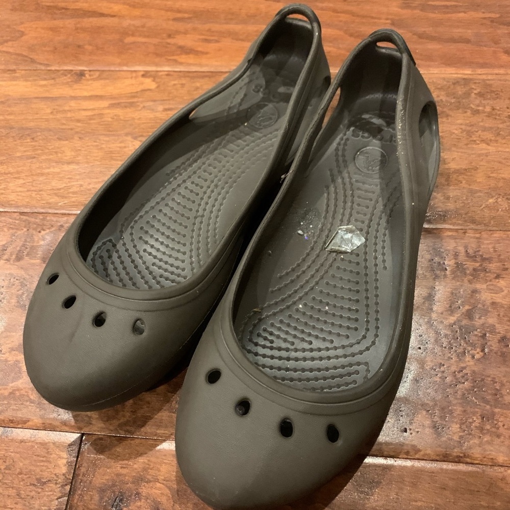 Brown CROCS